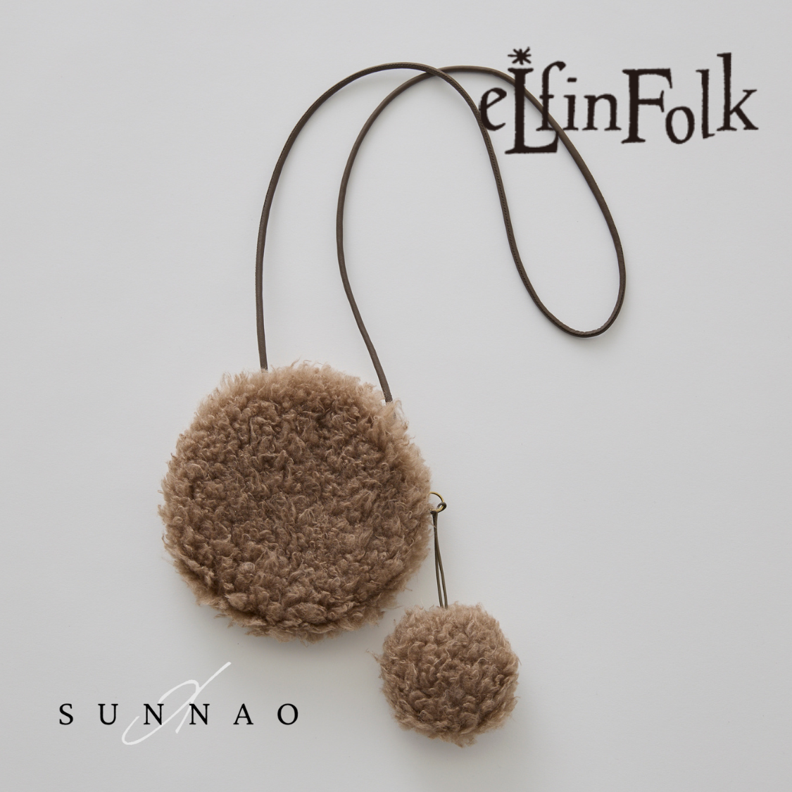 <eLfinFolk> Boa pochette - brown