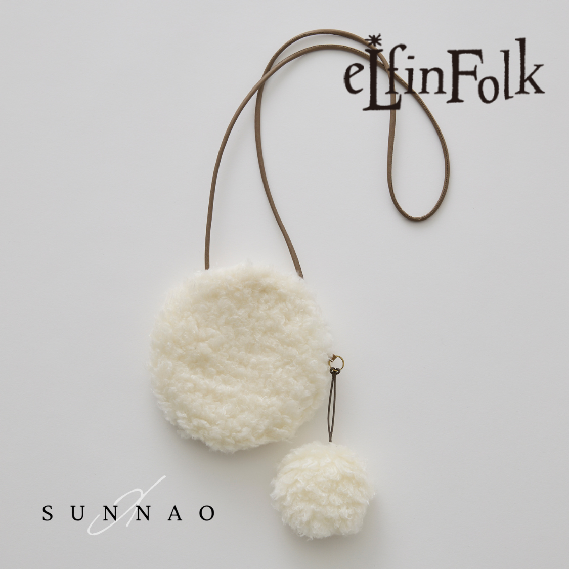 <eLfinFolk> Boa pochette - ivory