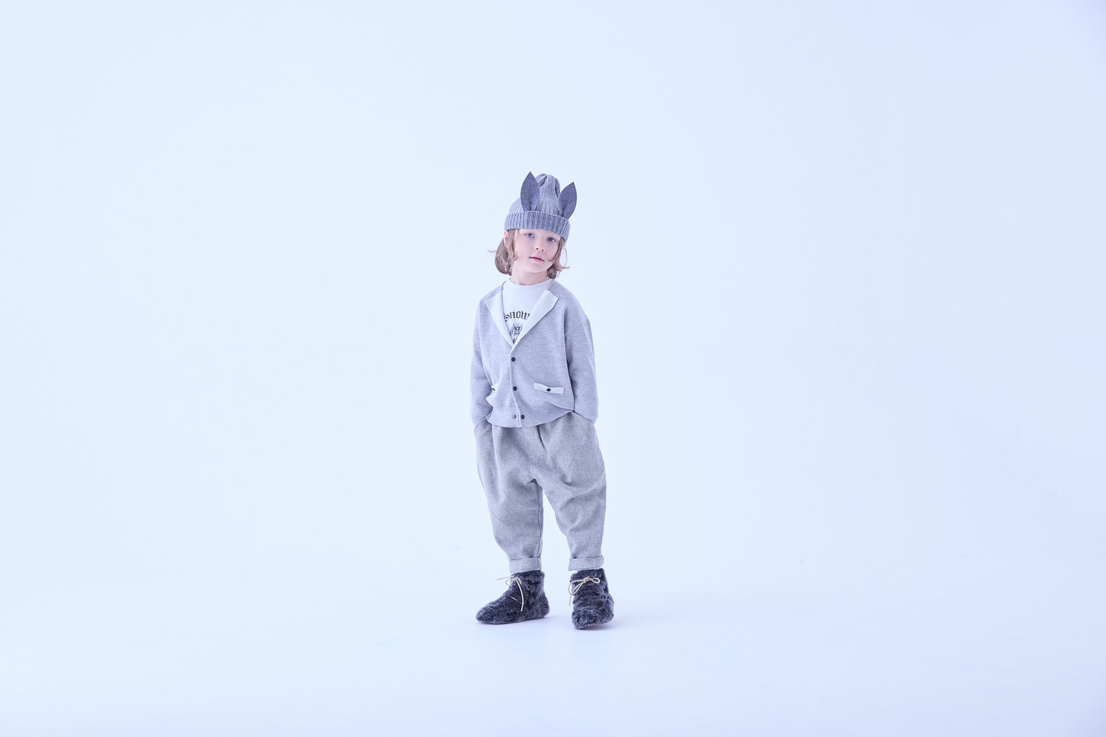 [Pre-order / Scheduled for September shipment] <eLfinFolk> Beast Beanie Ⅱ by CA4LA - gray