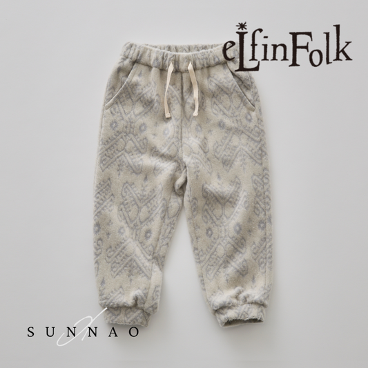 <eLfinFolk> Snow Jacquard Pants - ivory