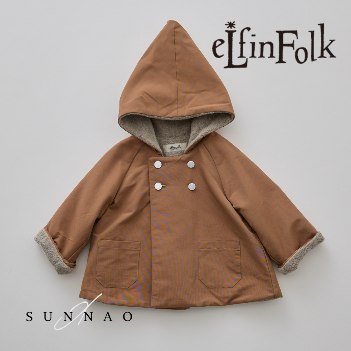 [Pre-order / Scheduled for September shipment] <eLfinFolk> eLf Coat - milky brown