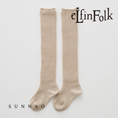 갤러리 뷰어로 이미지로드, <eLfinFolk>Loose Knee-Hight Socks - ecru
