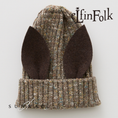 갤러리 뷰어로 이미지로드, <eLfinFolk> Nep Yarn Beast Beanie by CA4LA - brown

