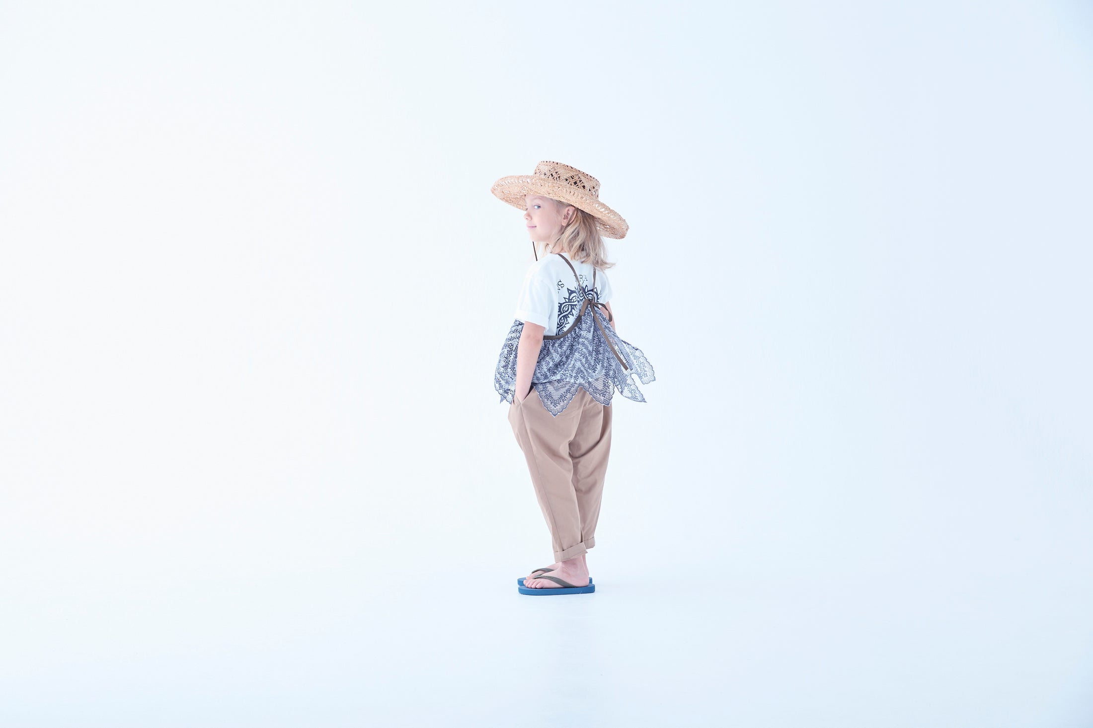 【予約/DROP2】<eLfinFolk> Tinkerbell Lace Tops - greige