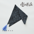 갤러리 뷰어로 이미지로드, <eLfinFolk> AZULEJOS Scarf - black
