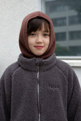 Load image into Gallery viewer, <façade> Teddy zip sweater - Anthracite　
