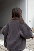 Load image into Gallery viewer, <façade> Teddy zip sweater - Anthracite　
