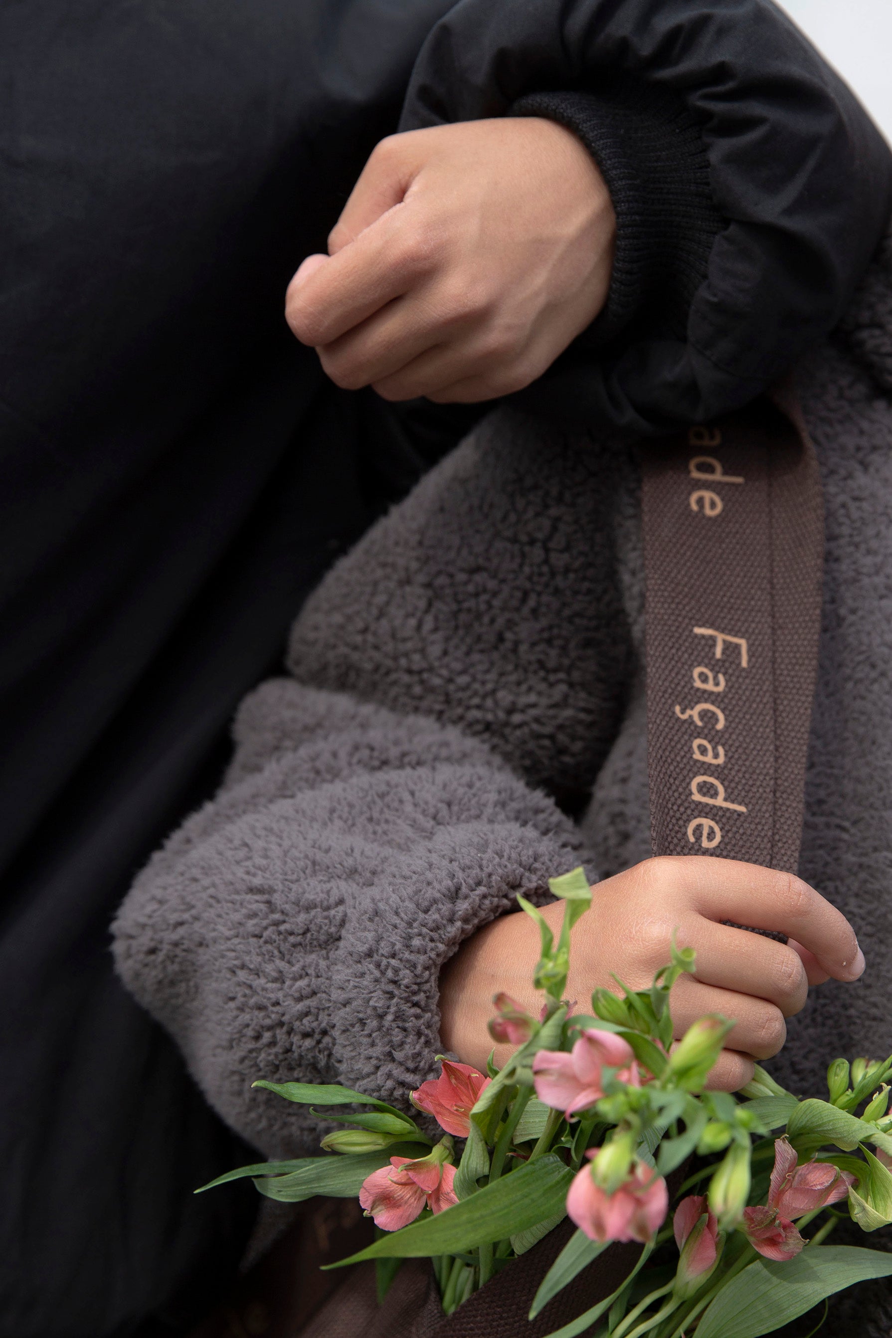 <façade> Tote bag - Burgundy