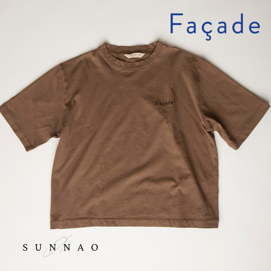 <façade> Wide SS tee - Mole