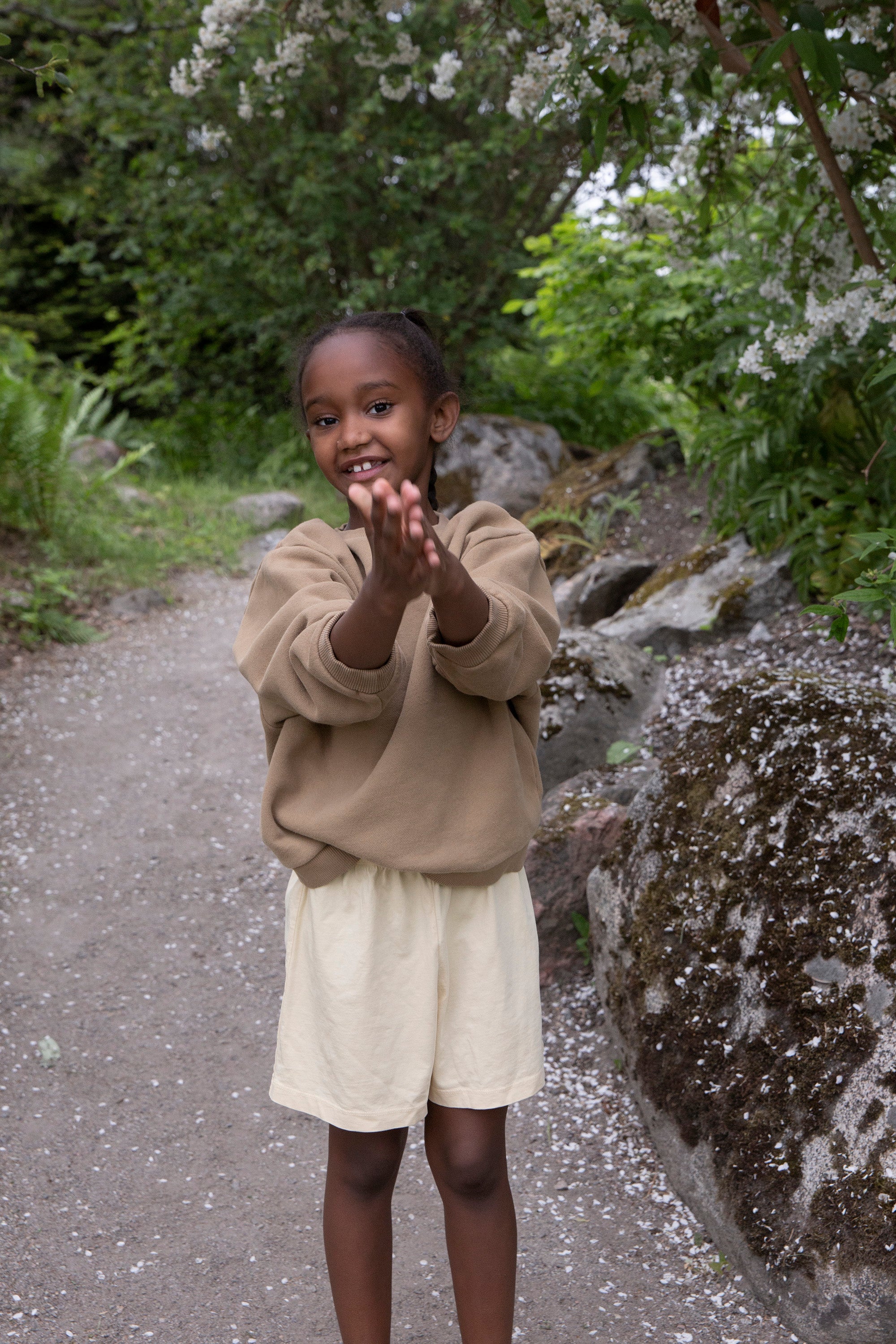 <façade> Chunky Sweatshirt - Hay　