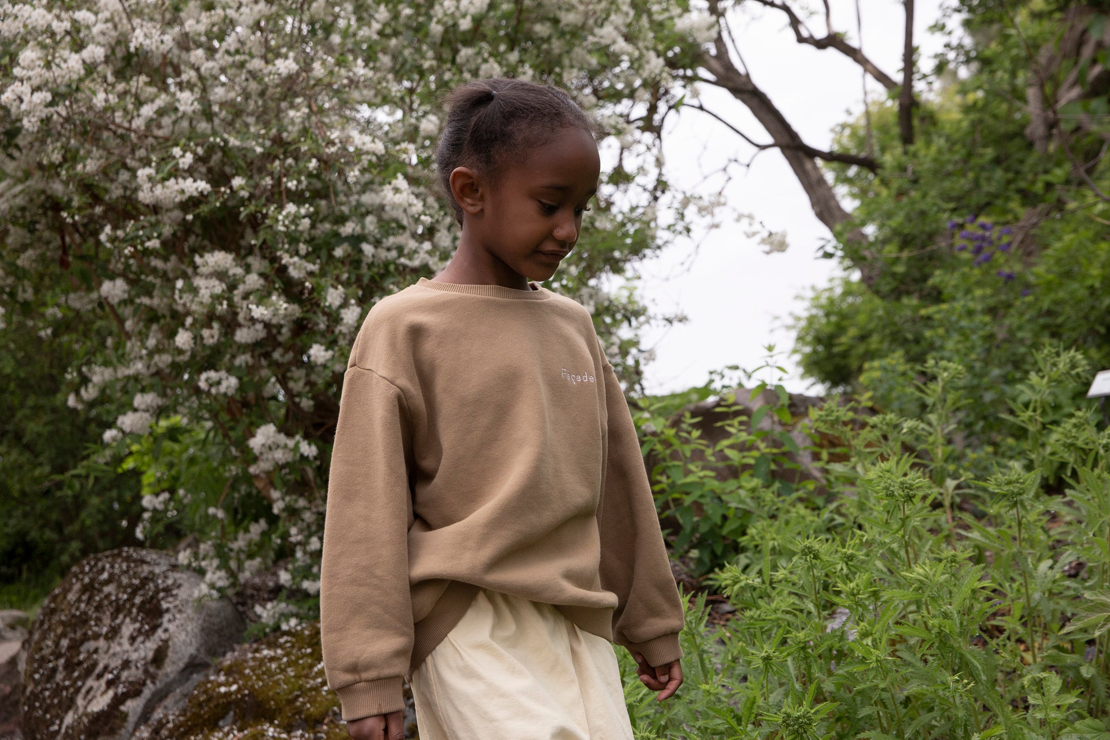 <façade> Chunky Sweatshirt - Hay　