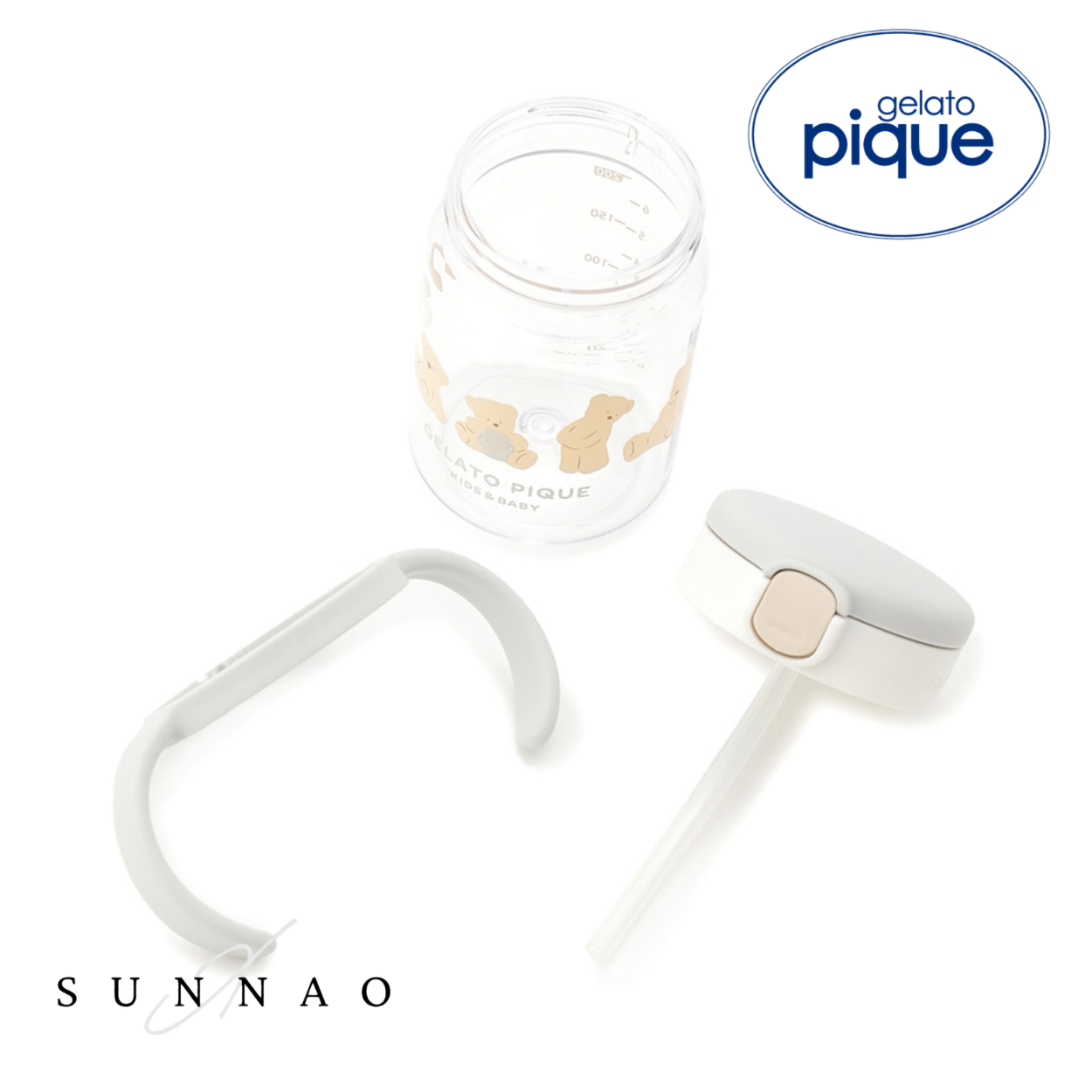 <gelato pique> BABY STRAW CUP - OFF WHITE