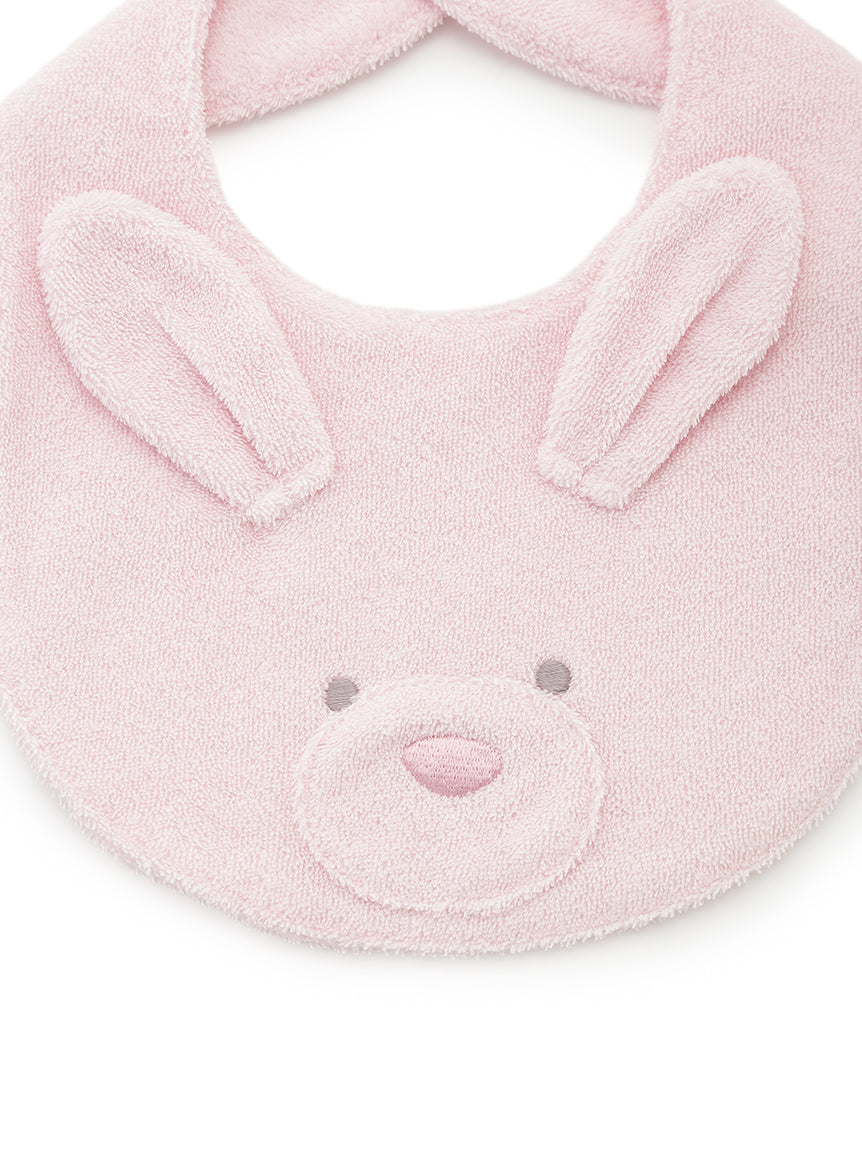 <gelato pique> BABY Powder animal bib - PINK