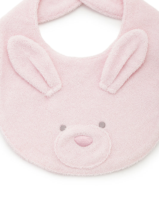 <gelato pique> BABY Powder animal bib - PINK