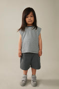 Gallery viewerに画像を読み込む, <GRAY LABEL>Muscle Tee - Blue Grey/Cream（1-8Y）
