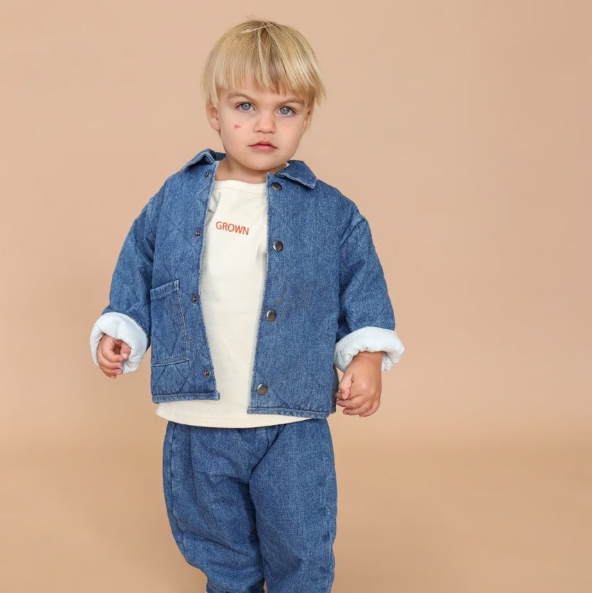 <GROWN> Hemp Denim Jacket（6-12M）