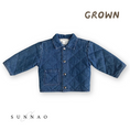 Gallery viewerに画像を読み込む, <GROWN> Hemp Denim Jacket（6-12M）
