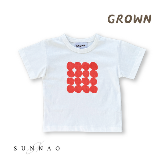 <GROWN> Organic Pebble Tee Tomato（6M-6Y）