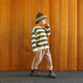 Gallery viewerに画像を読み込む, <GROWN> Organic Striped Pixie Beanie Herb（6M-6Y）
