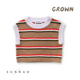 Gallery viewerに画像を読み込む, <GROWN> Organic Striped Vest（6M-6Y）
