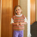 Gallery viewerに画像を読み込む, <GROWN> Organic Striped Vest（6M-6Y）
