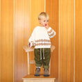 Gallery viewerに画像を読み込む, <GROWN> Pebble Collar Pull Over - Milk & Clay（6M-6Y）
