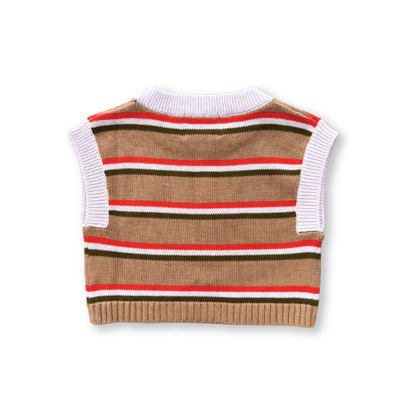 <GROWN> Organic Striped Vest（6M-6Y）