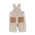 Gallery viewerに画像を読み込む, <GROWN>Everyday Organic Overalls - Stacked Pebble（6M-7Y）
