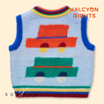 Gallery viewerに画像を読み込む, <Halcyon Nights> Fluffy Knit Vest - Beep Beep

