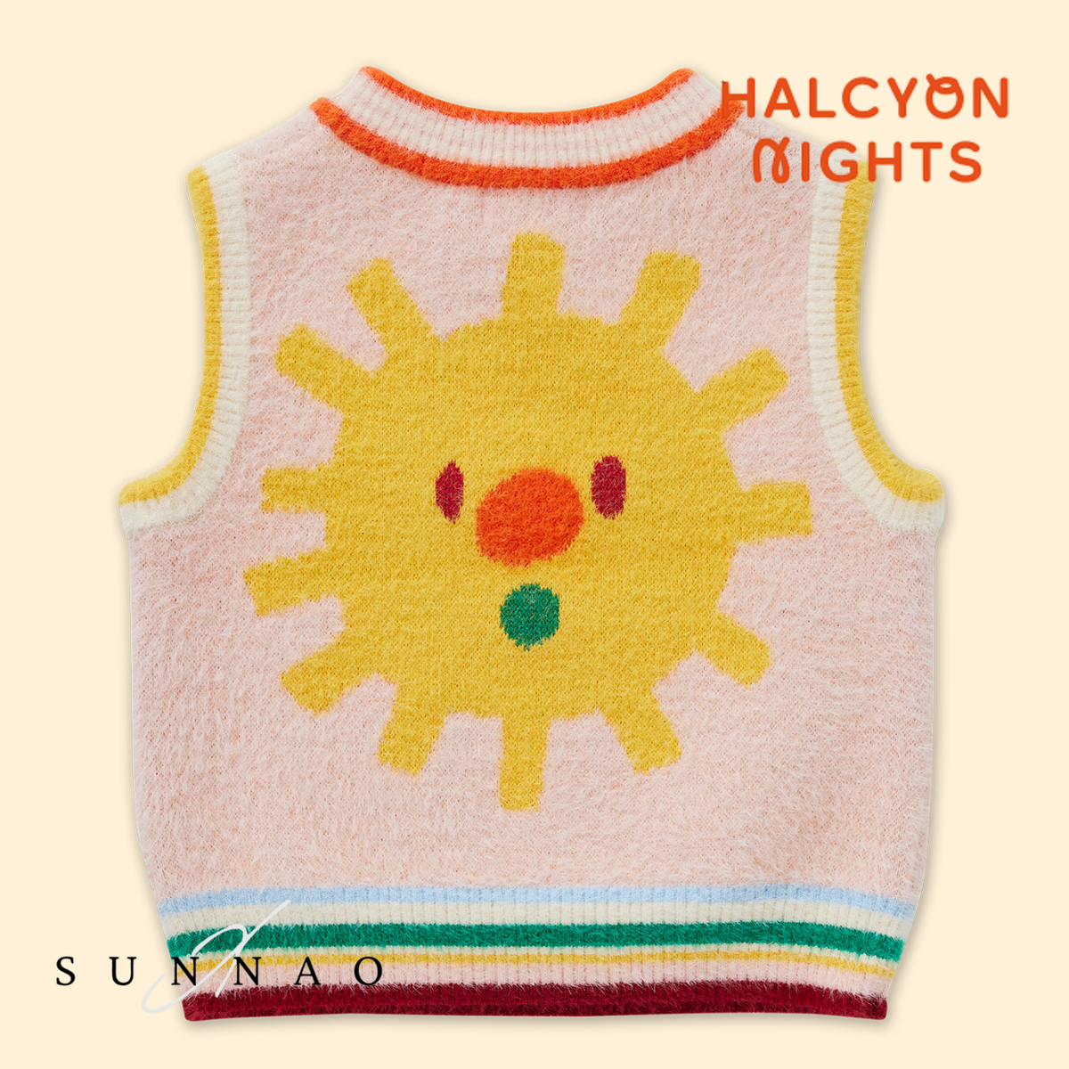 <Halcyon Nights> Fluffy Knit Vest - Flutterby
