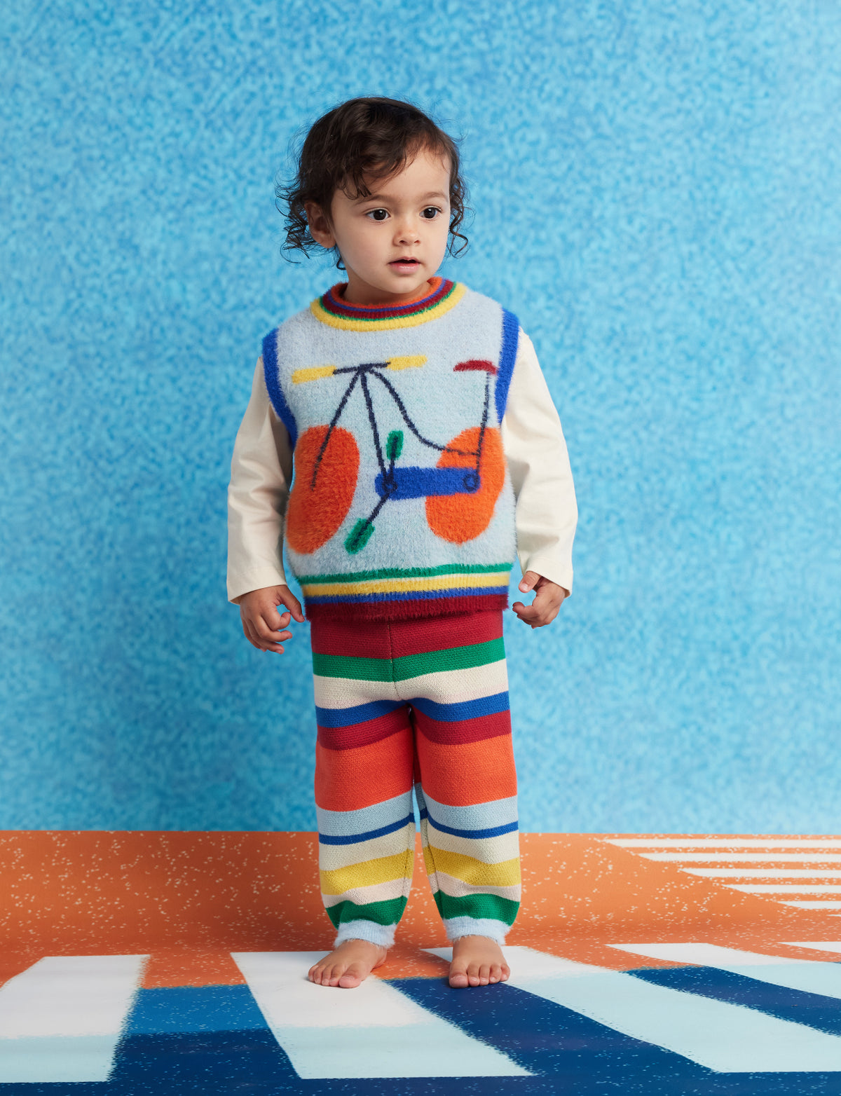 <Halcyon Nights> Fluffy Knit Vest - Beep Beep