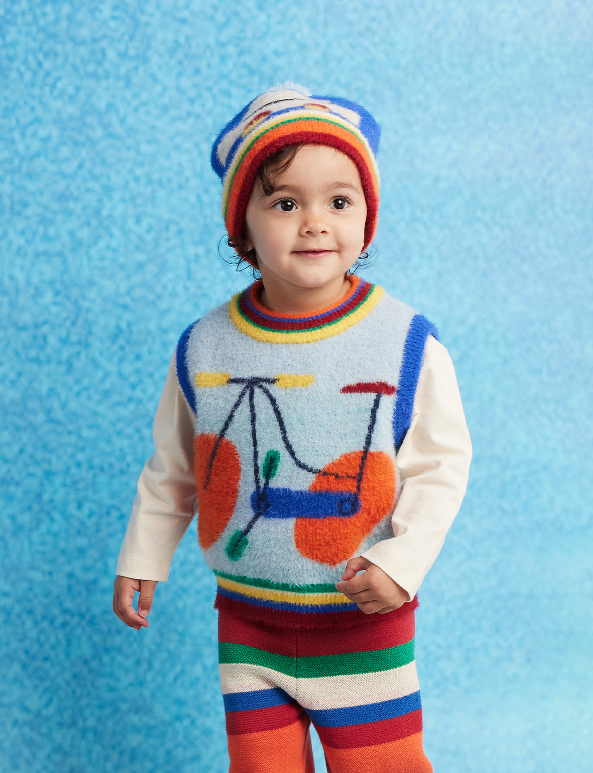 <Halcyon Nights> Fluffy Knit Vest - Beep Beep