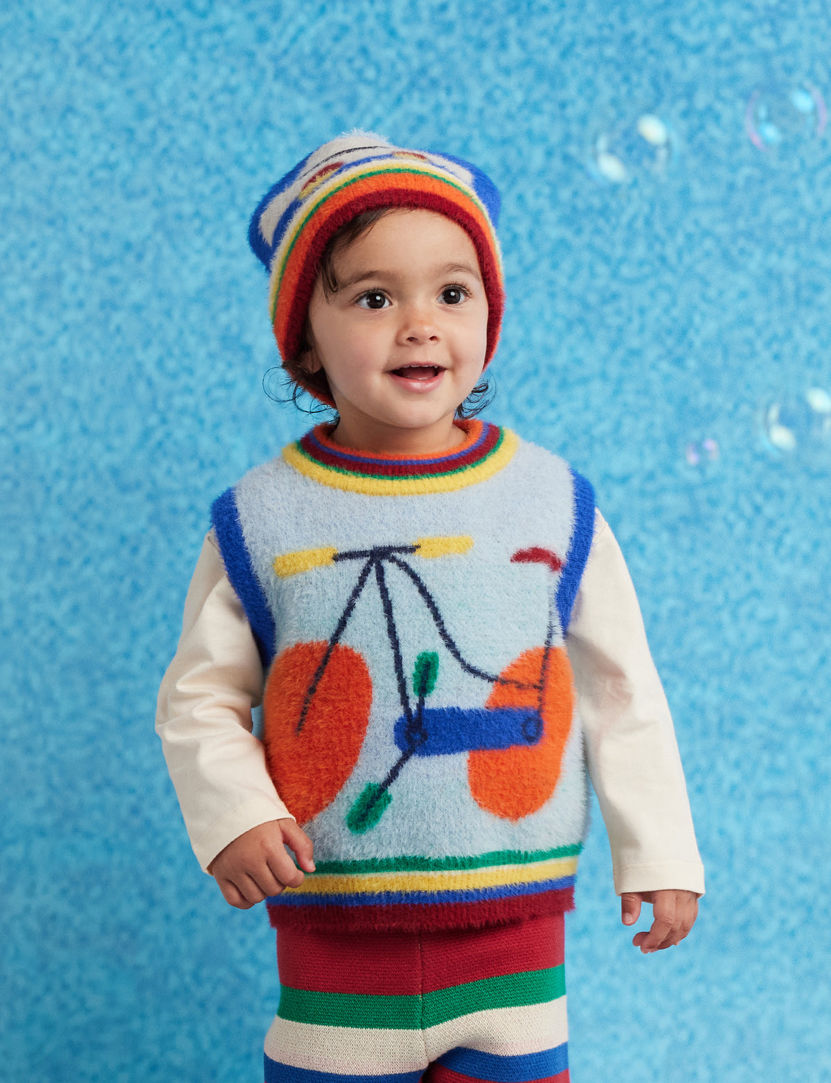 <Halcyon Nights> Fluffy Knit Vest - Beep Beep