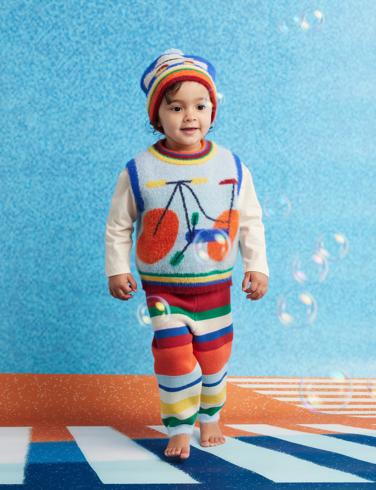 <Halcyon Nights> Fluffy Knit Vest - Beep Beep