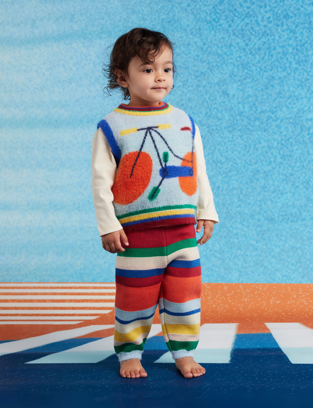 <Halcyon Nights> Fluffy Knit Vest - Beep Beep