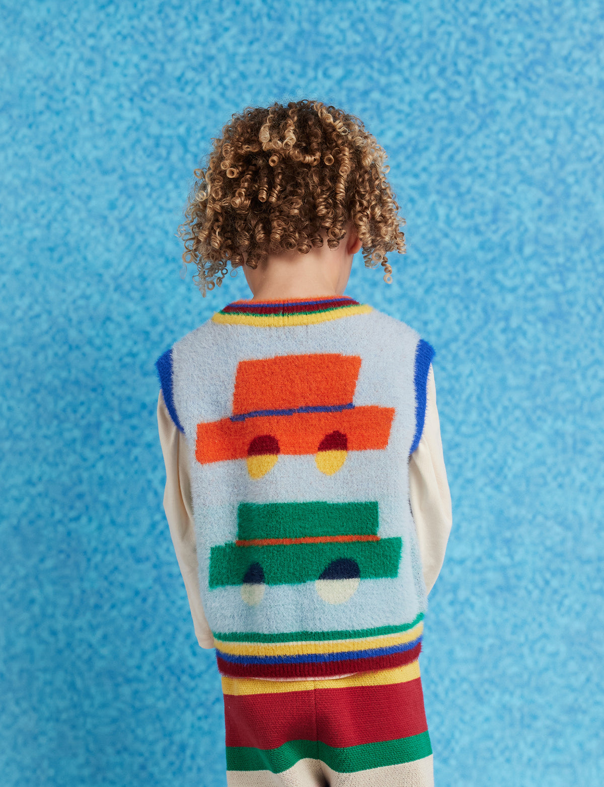 <Halcyon Nights> Fluffy Knit Vest - Beep Beep