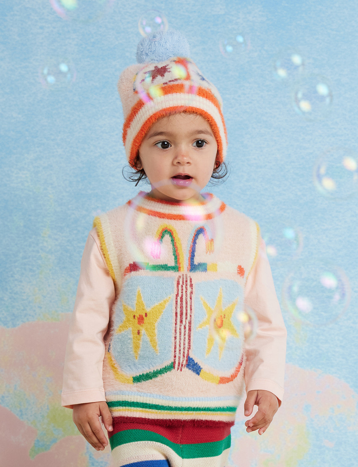 <Halcyon Nights> Fluffy Knit Vest - Flutterby