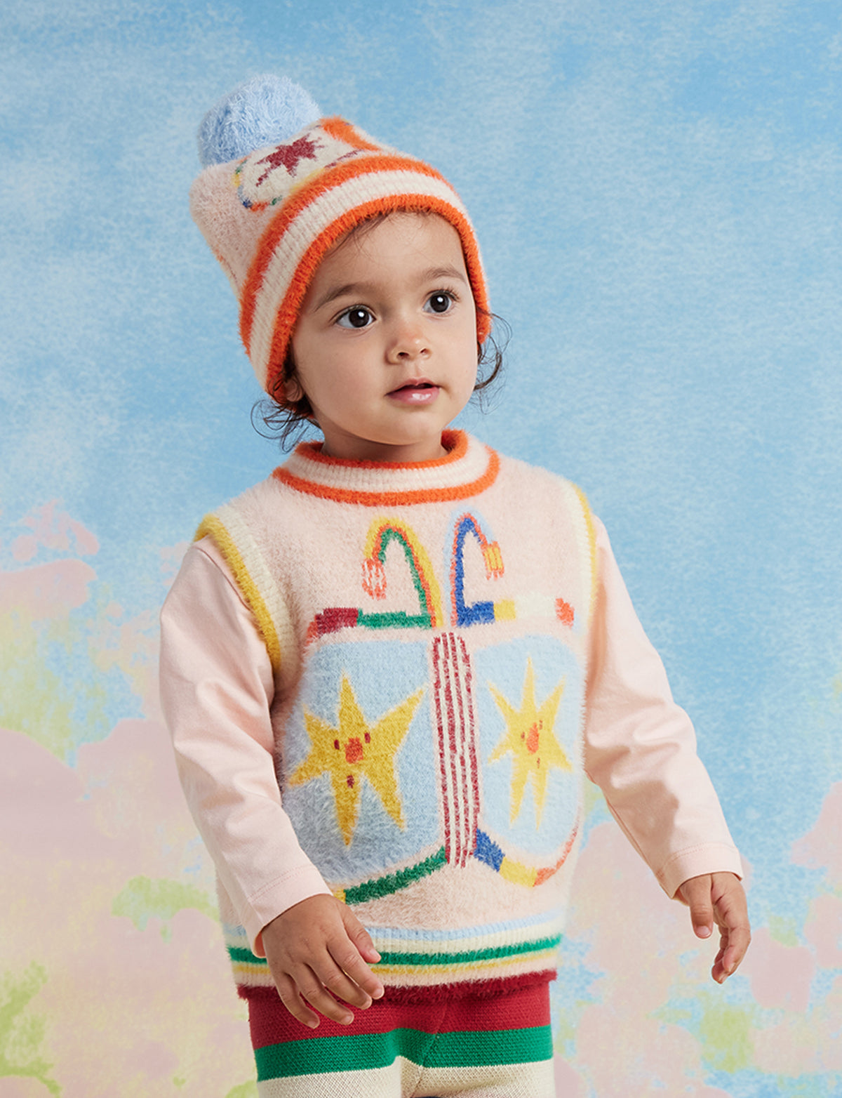 <Halcyon Nights> Fluffy Knit Vest - Flutterby