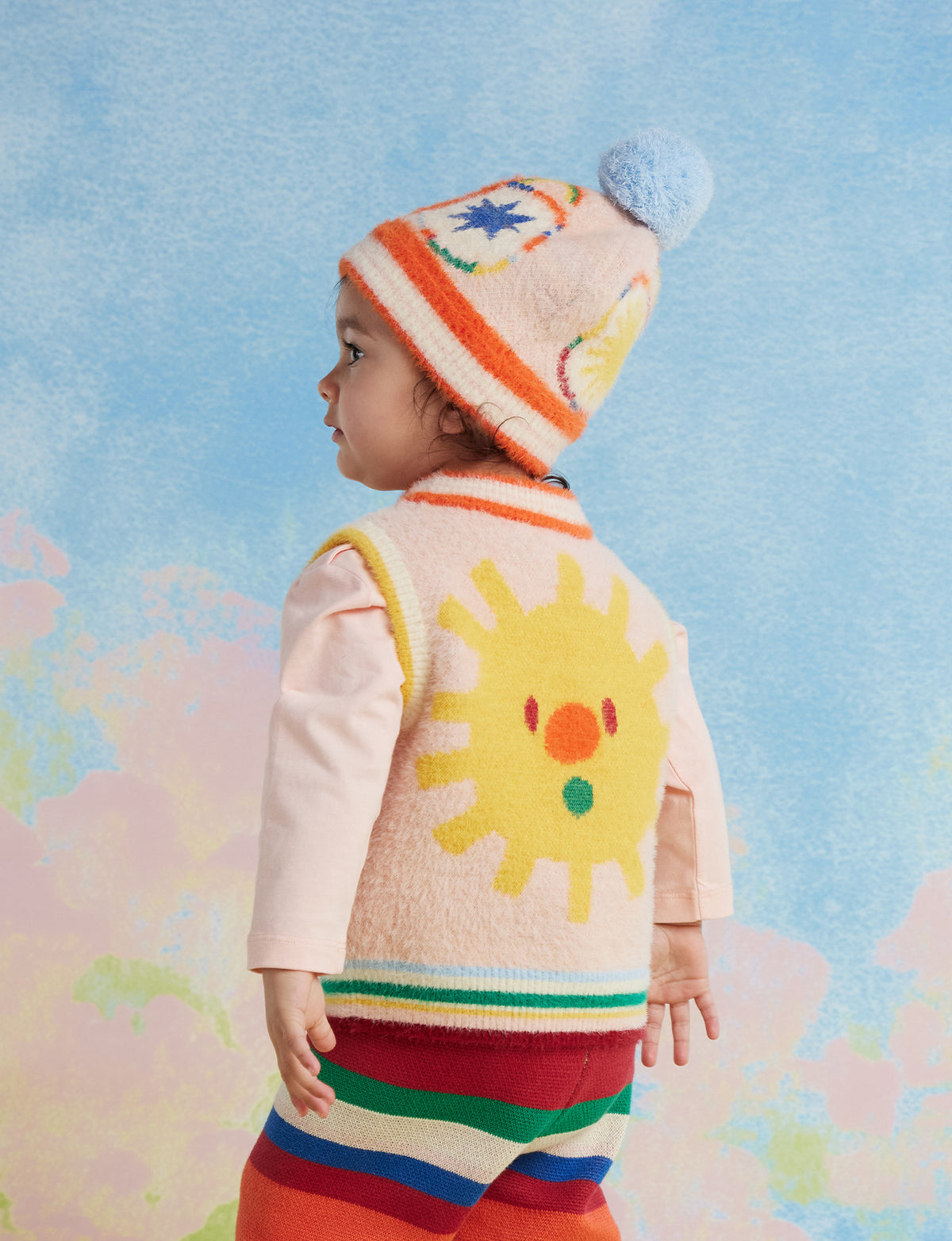 <Halcyon Nights> Fluffy Knit Vest - Flutterby