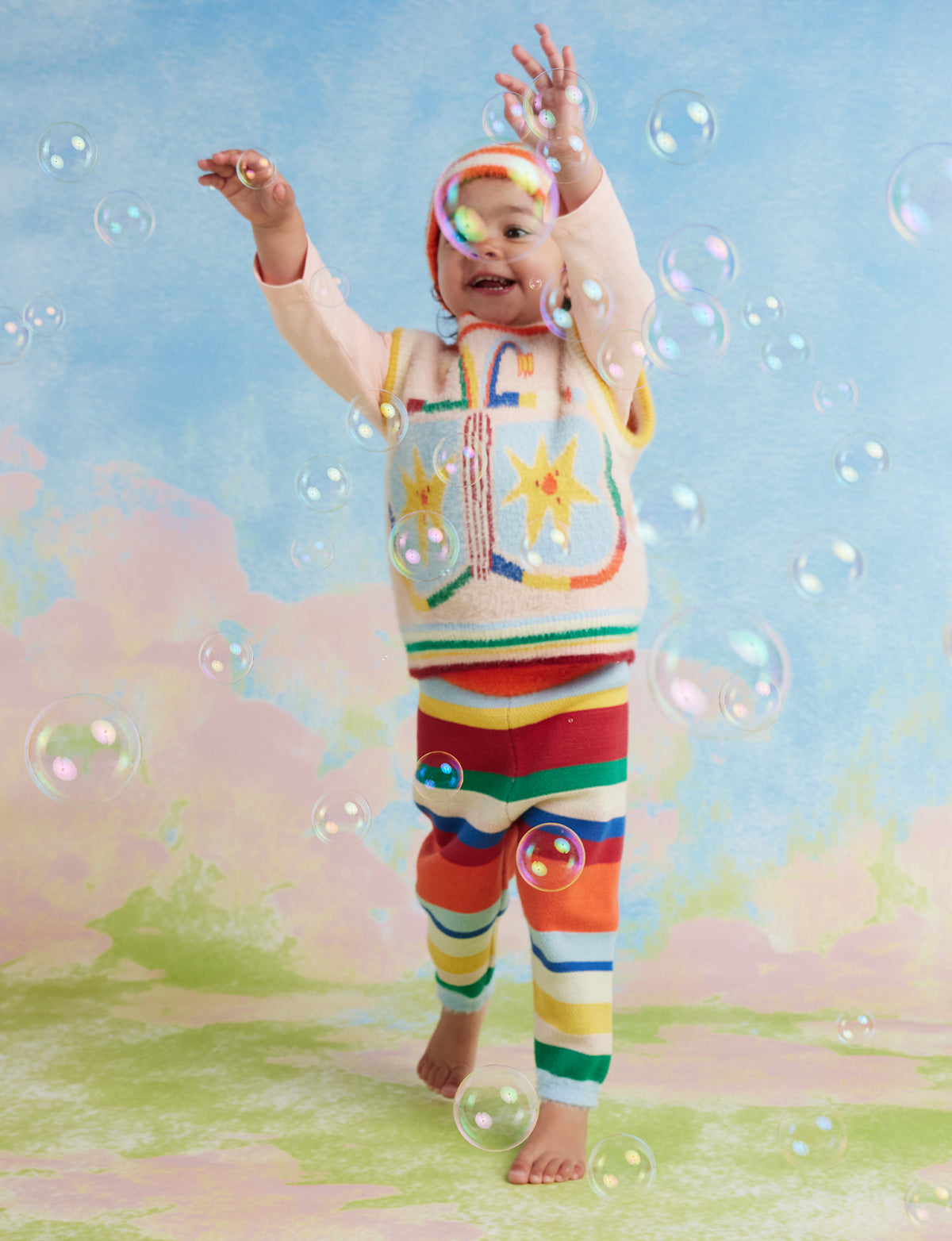 <Halcyon Nights> Fluffy Knit Vest - Flutterby