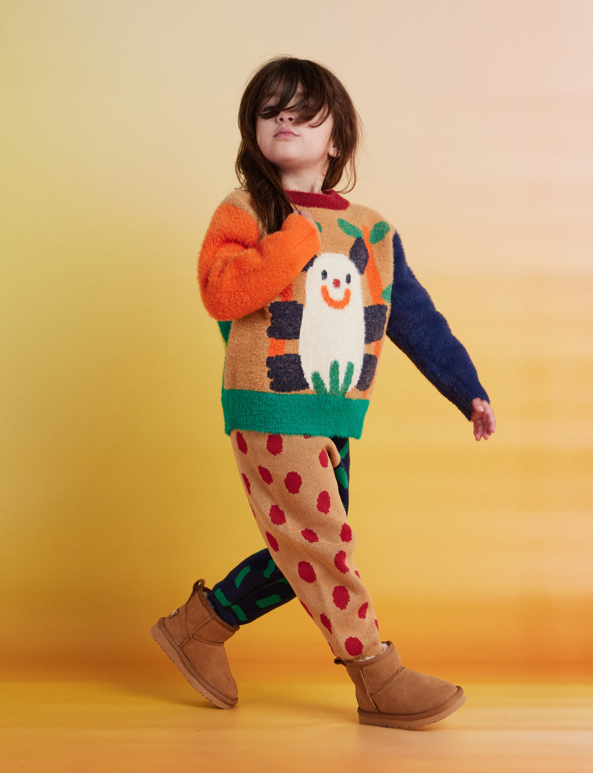 <Halcyon Nights> Fluffy Knit Jumper - Zoo Crew