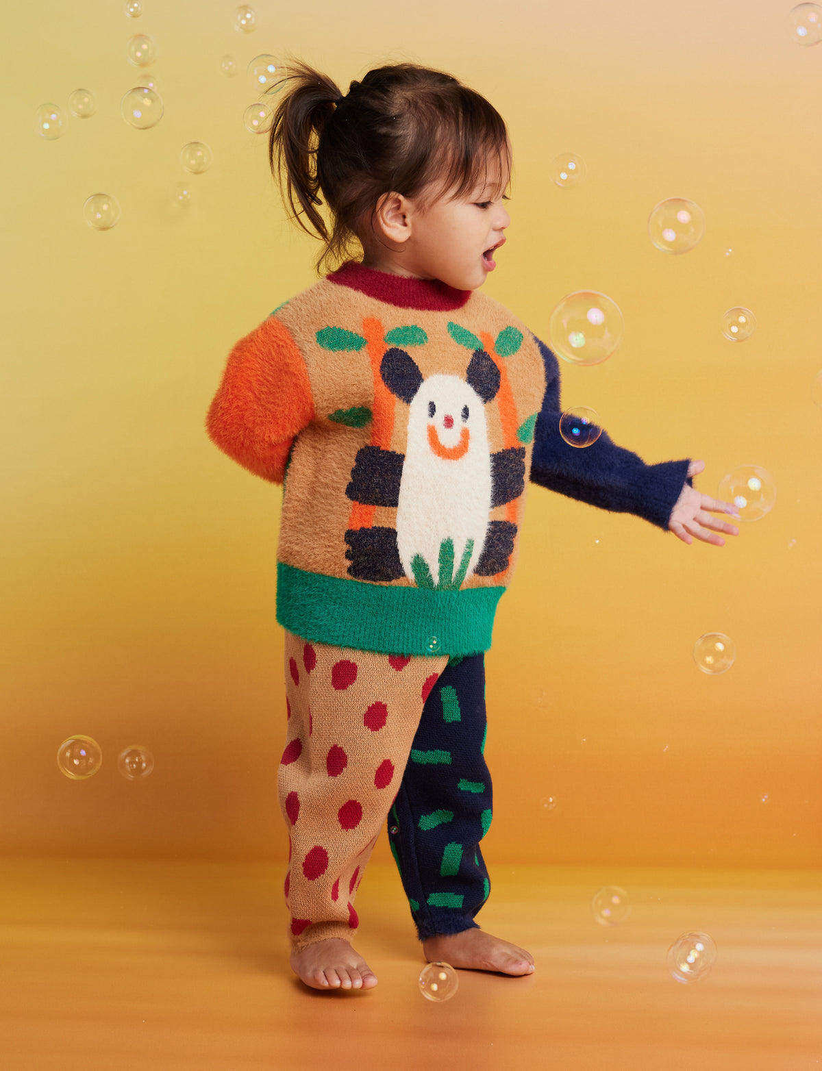<Halcyon Nights> Fluffy Knit Jumper - Zoo Crew