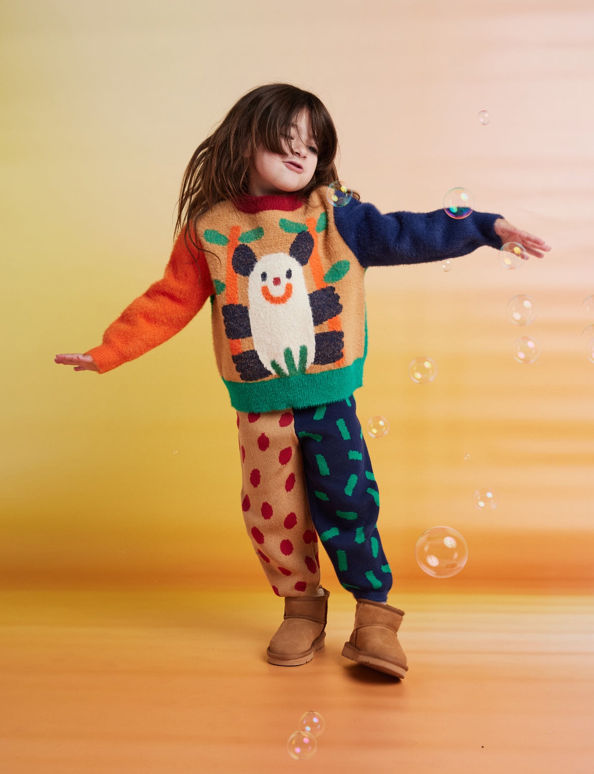 <Halcyon Nights> Fluffy Knit Jumper - Zoo Crew