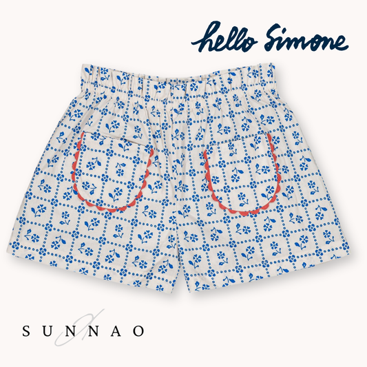 <hello simone> Dalhia short Fayence