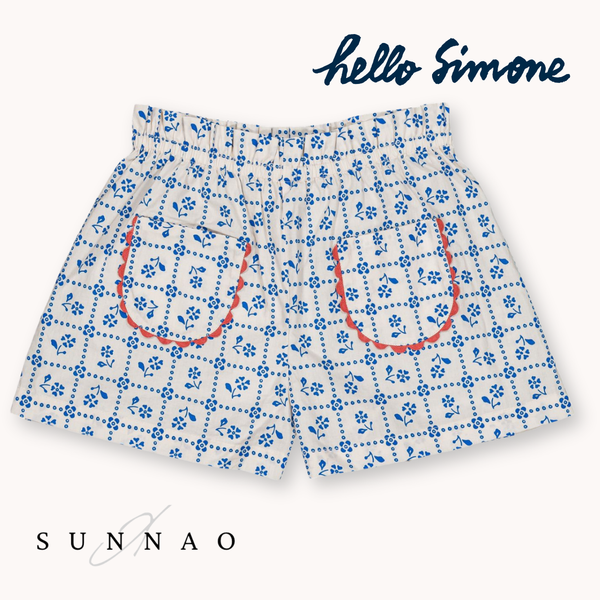 <hello simone> Dalhia short Fayence
