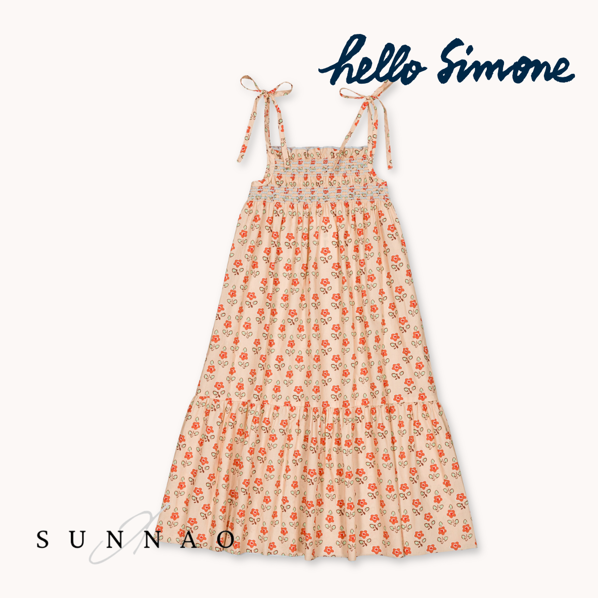 <hello simone> Elisa dress Sablet Apricot