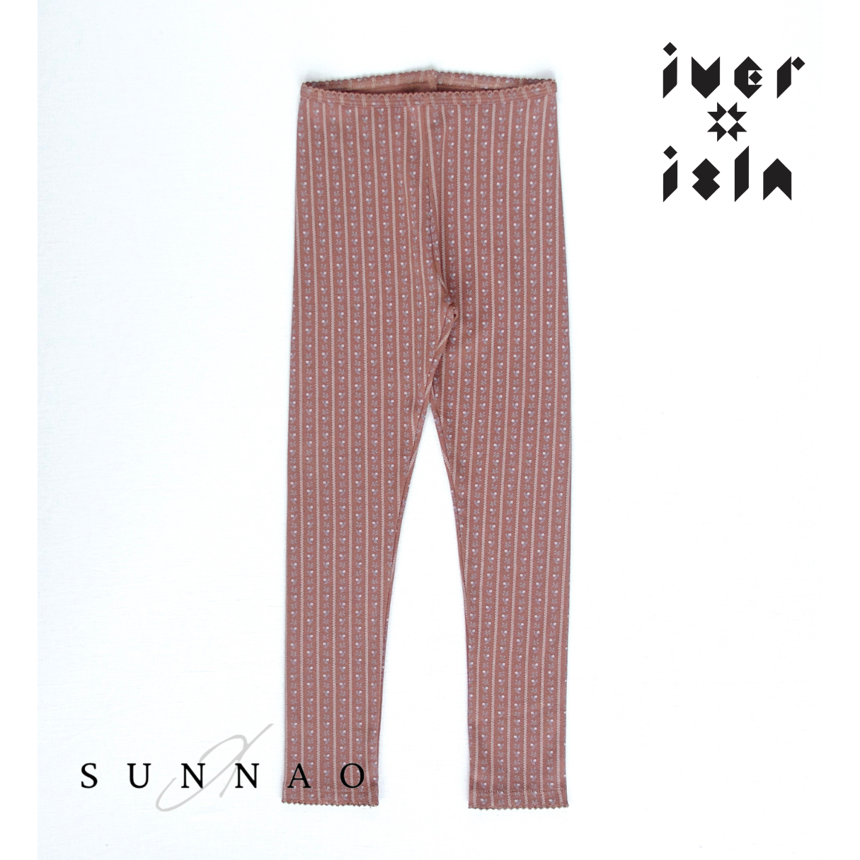 <iver and isla>  pima legging - wallpaper lace floral