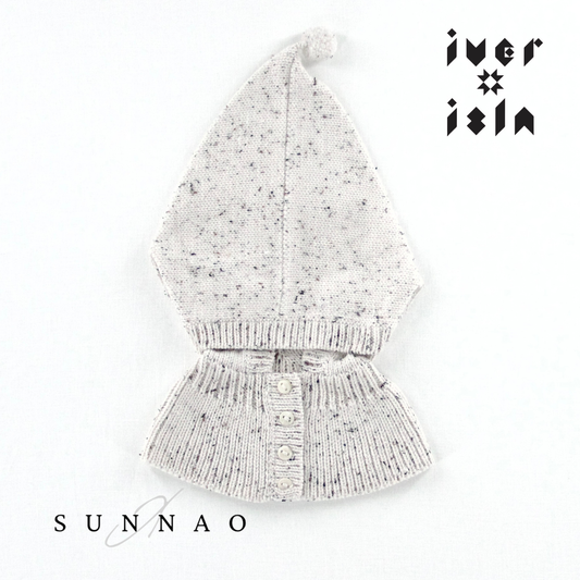 <iver and isla>  balaclava - snowdrop tweed