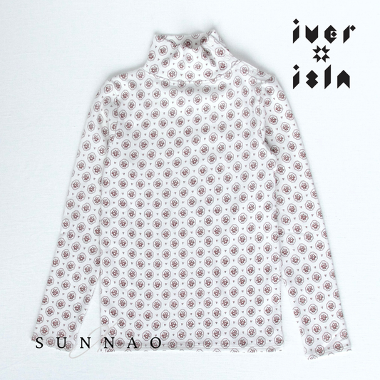 <iver and isla> pima snap turtleneck - cameo