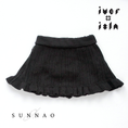 Load image into Gallery viewer, <iver and isla>  pointelle frill skirted bloomer - noir

